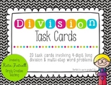 Long Division Word Problem Task Cards