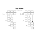 Long Division Template