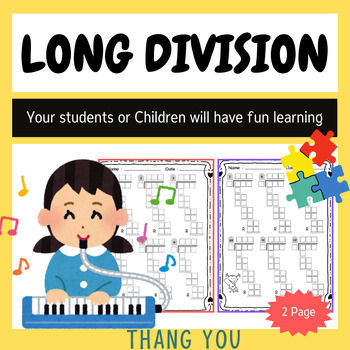 Preview of Long Division Temples Math Clip Art