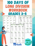 Long Division:with and without remainders - 100 practice p