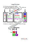 Long Division Standard Algorithm Made Simple - A Visual