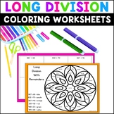 Long Division Practice Worksheets With and Without Remaind