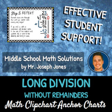 Long Division Without Remainders: DIY Math Anchor Chart CLIPCHART