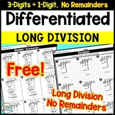 Long Division Practice Worksheets and Organizers Different