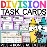Long Division Task Cards Practice Worksheets Division Word