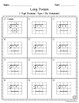 long division worksheets with grid assistance by