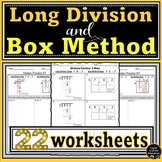 Long Division and Box Method of Division | 2, 3, and 4 Dig