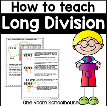 long division steps for kids