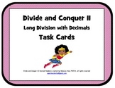 Long Division of Decimals Task Cards