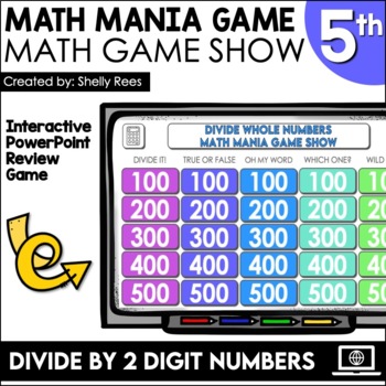 Preview of Long Division with 2 Digit Divisors | Interactive PowerPoint Game