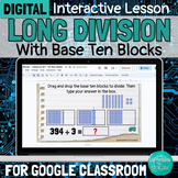 Long Division with Base Ten Blocks Equal Sharing Interacti