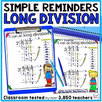 Long Division Activities with Remainders by Count on Tricia | TpT