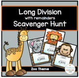 Long Division with Remainders Scavenger Hunt