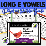 Long E Advanced Vowels Words/Sentences Roll & Read - Digit