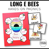 Long E Phonics Activities | Game and Hands-On Phonics Craft