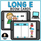 Long E Boom Cards for Digital Distance Learning with Audio ee ea