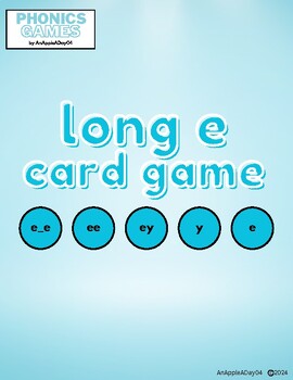 Preview of Long E Card Game