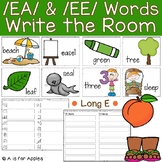 Long E: EA and EE Words Write the Room