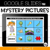 Long E Google Slides™ Mystery Picture {long vowel E}