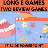 Vowels Long E Phonics | ELA Review | 2 PPT Games | Kinderg