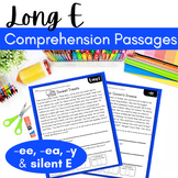 Long E Reading Passages - EE, EA, Y & Silent E Decodable C