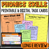 Long E Review : Phonics Activities for Older Students - Ta