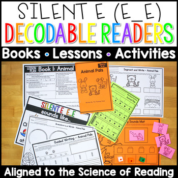 Long E Silent E Decodable Readers, Activities & Lesson Plans | SOR