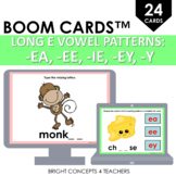 Long E Vowel Patterns {-EA, -EE, -IE, -EY, -Y}: BOOM Cards