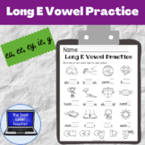 Long E Vowel Practice