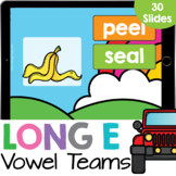 Long E: Vowel Team EE and EA Phonics Practice Google Slide