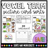 Long E Vowel Teams: EA and EE Picture Card Sorts and Worksheets