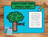 Long E Vowel Teams EE EA EY Differentiated Phonics tree CR