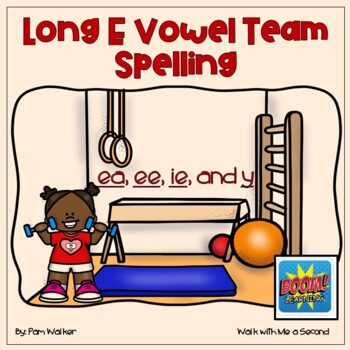Preview of Long E Vowel Teams | ea, ee, ie, y | Boom Cards