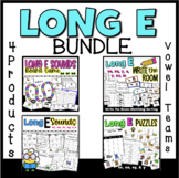 Long E ee, ea, ey, ie, y BUNDLE Sorts, Write the Room, Wor