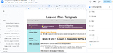 Long Form Lesson Plan Template