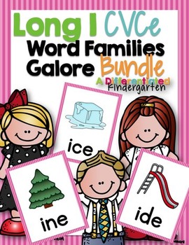 Preview of Long I CVCE Word Family Word Work Galore Bundle-Differentiated and Aligned