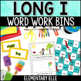 Long I Phonics Centers | Differentiated Word Work Bins