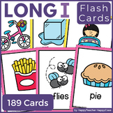 Long I Flashcards with Pictures - Vowel Team Flash Cards -
