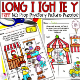 Long Vowels Phonics Worksheets with IE and IGH - Mystery P