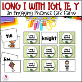 Long I Vowel Teams IGH IE Y - Phonics Game for Small Group
