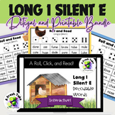 Long I Silent E Roll & Read Words/Sentences |Phonics Games