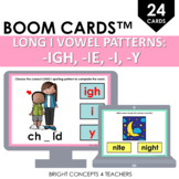 Long I Vowel Patterns {-IGH, -IE, -I, -Y}: BOOM Cards / Di