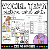 Long I Vowel Teams: IE, IGH, and -Y Picture Card Sorts and