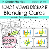 Long I Vowel Teams igh & ie  Blending Cards 1st Grade Phon