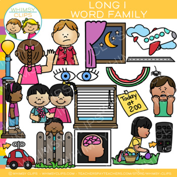 Preview of Long I Word Family Clip Art