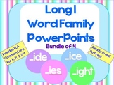 Long I Word Family PowerPoints Bundle Reading/Phonics for 