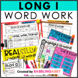 Long Vowel I Worksheets and Word Work Activities for Literacy Centers
