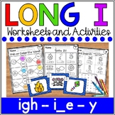 Long i Worksheets (silent e, igh, y) - Word Work Activitie
