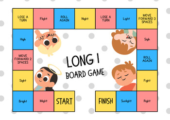 Preview of Long I "igh" Board Game