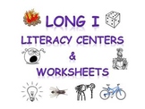 Long I vowel sound literacy center activities & worksheets